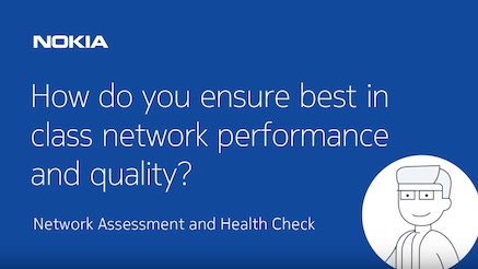 Text: 'How do you ensure best in class network performance and quality?"