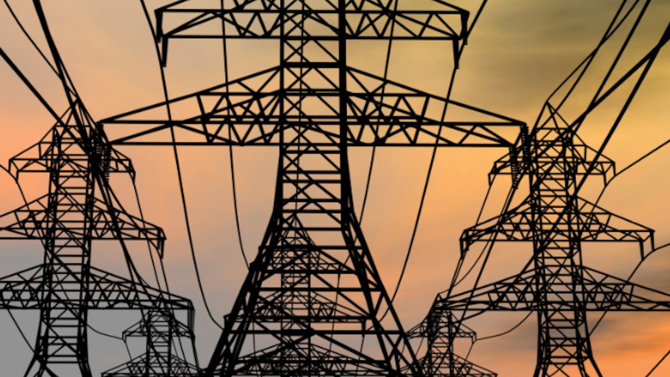 Electricity pylons