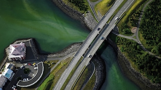 highway over a bridge