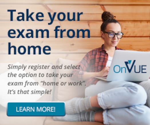 Take your exam online