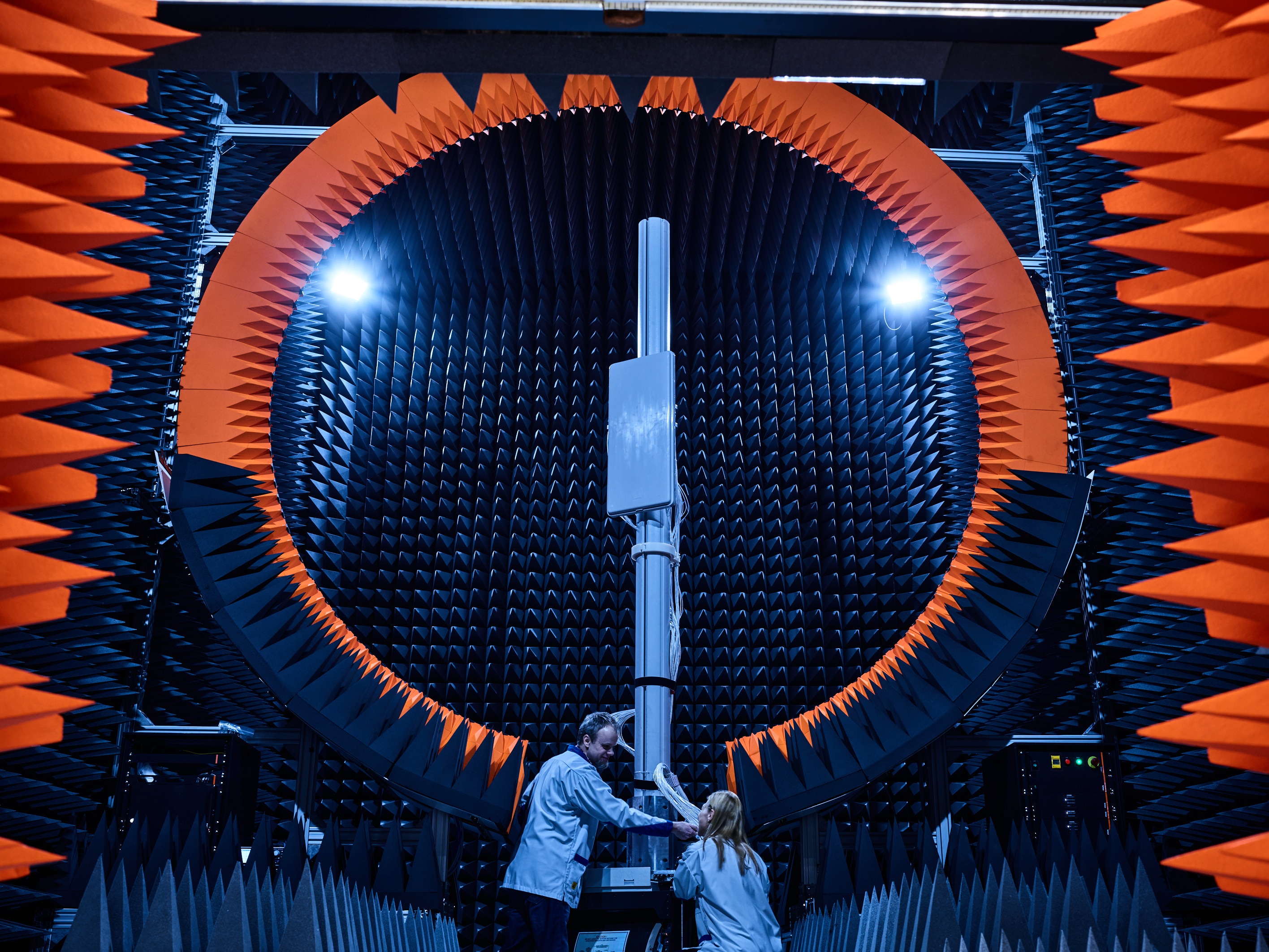 5G testing in the Stargate antenna chamber