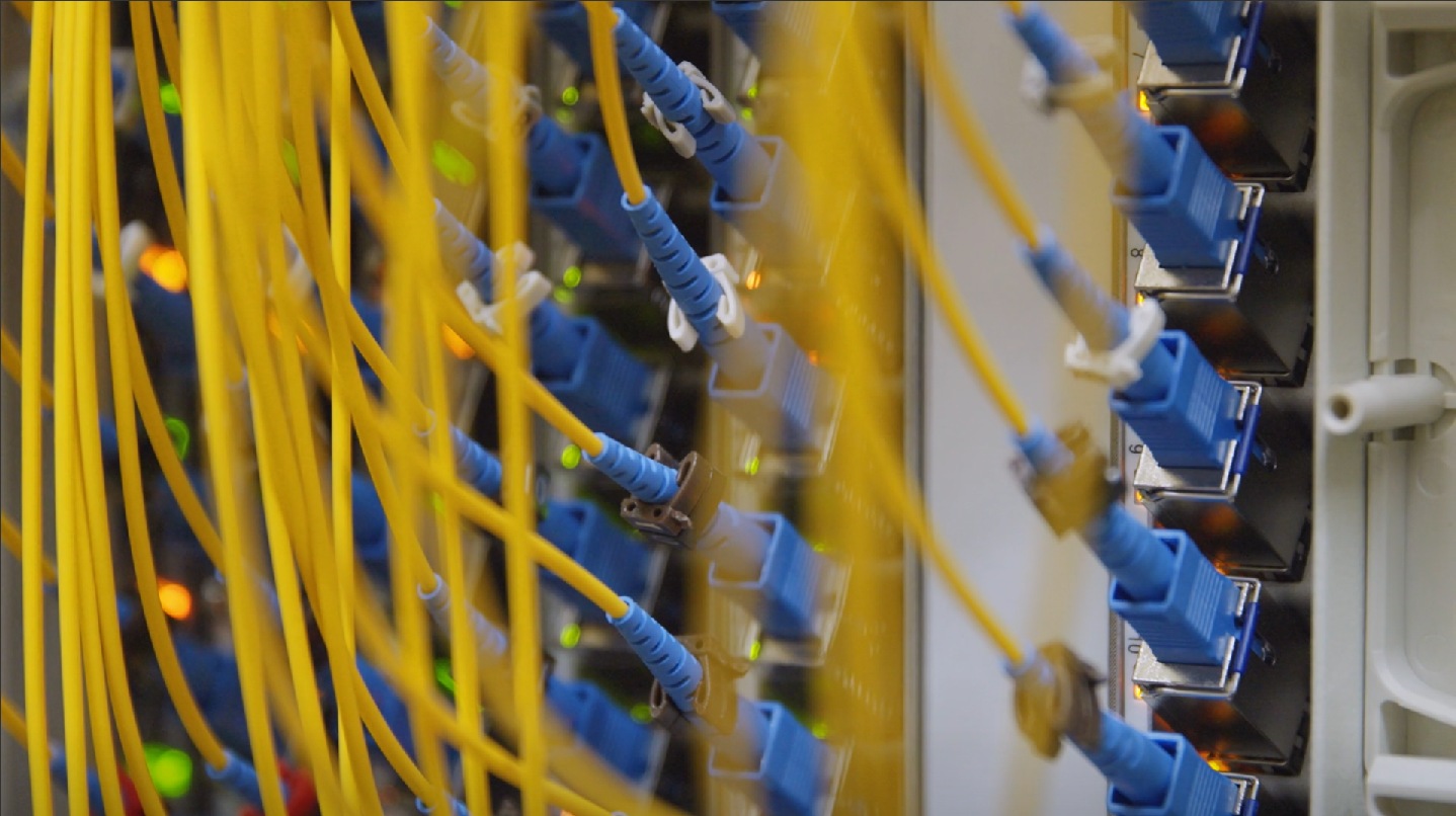 Fiber installation B-roll