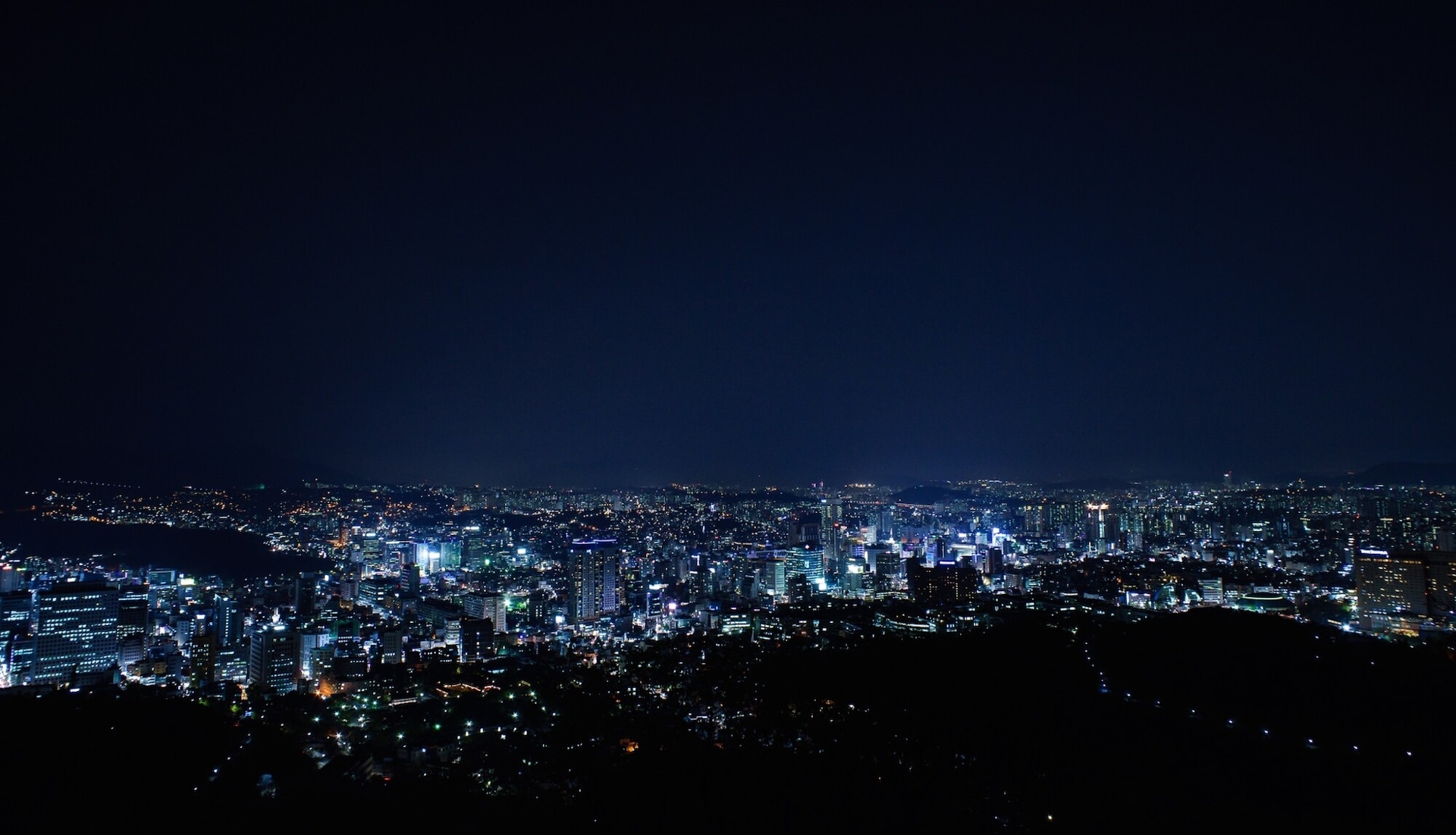 city view by night