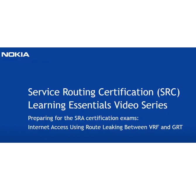 Internet Access Using Route Leaking Between VRF and GRT