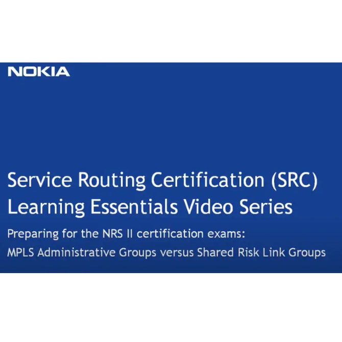 MPLS Administrative Groups versus Shared Risk Link Groups