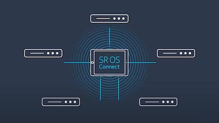 Graphic of iPad connecting to service routers