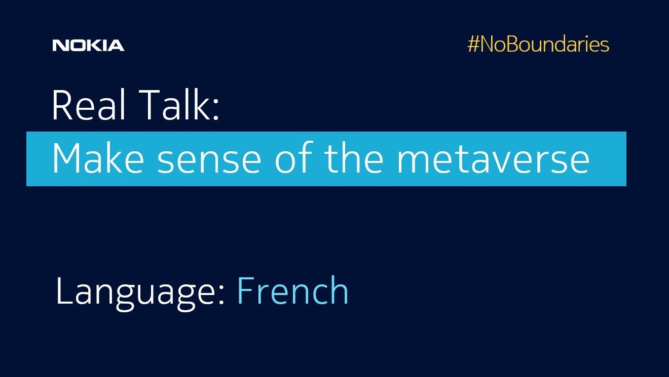 real talk metaverse french