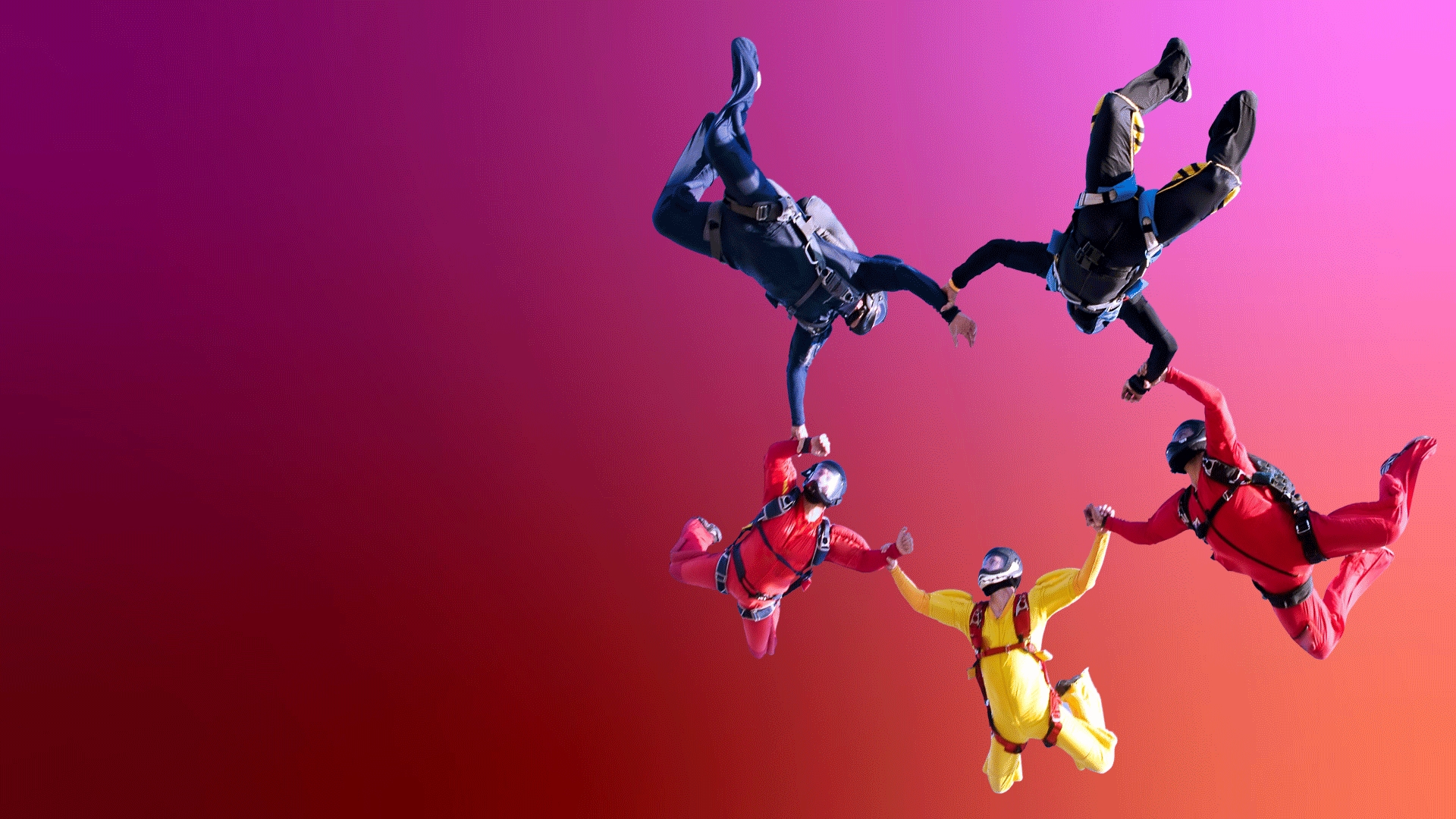 skydivers
