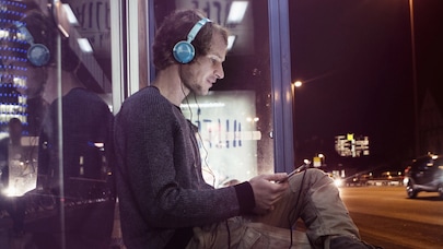 listening music