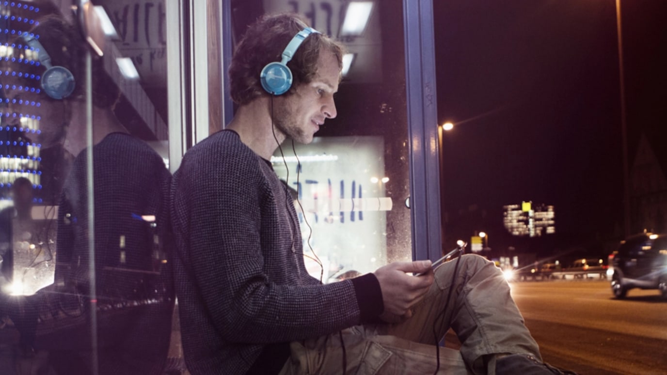 listening music
