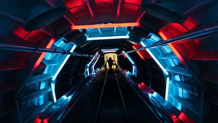 An image from Atomium in Brussesls.