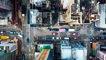 city top view