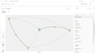 Network topology - map view