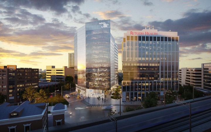 Rendering of the Nokia Bell Labs state-of-the-art research and development facility in New Brunswick, New Jersey  