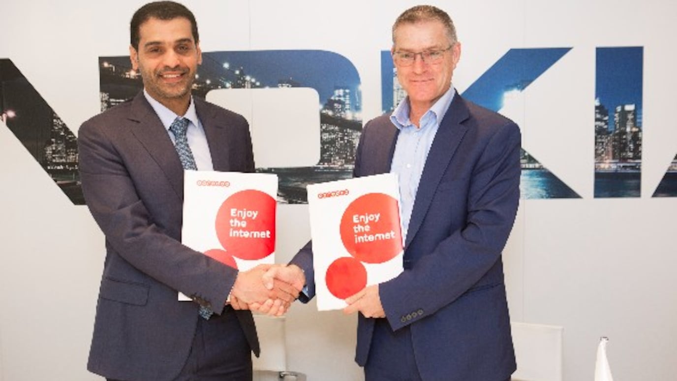 Sheikh Mohammed Bin Abdulla Al Thani, CEO Ooredoo, Qatar and Ricky Corker, Chief Customer Experience Officer, Nokia