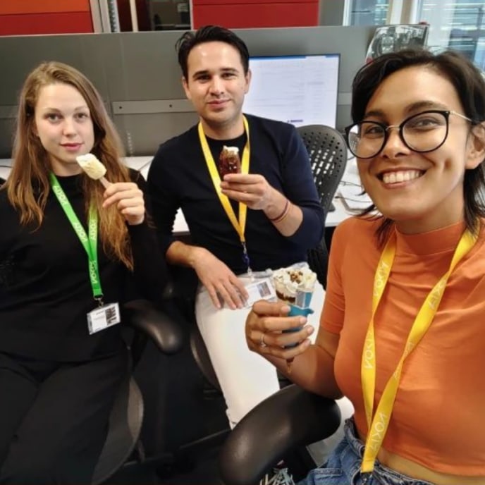 Alejandro with his colleagues