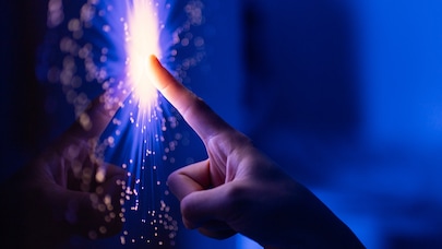 Finger pinting at fiber optic cables