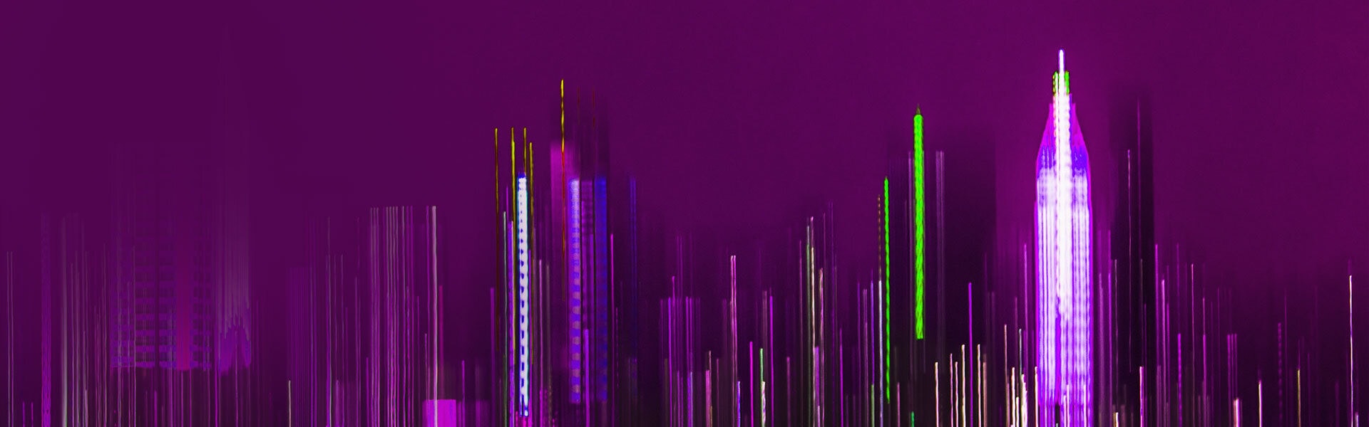 Abstract city skyline
