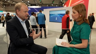 Pekka Lundmark, CEO, Nokia and Louise Beale, MWC Digest Host