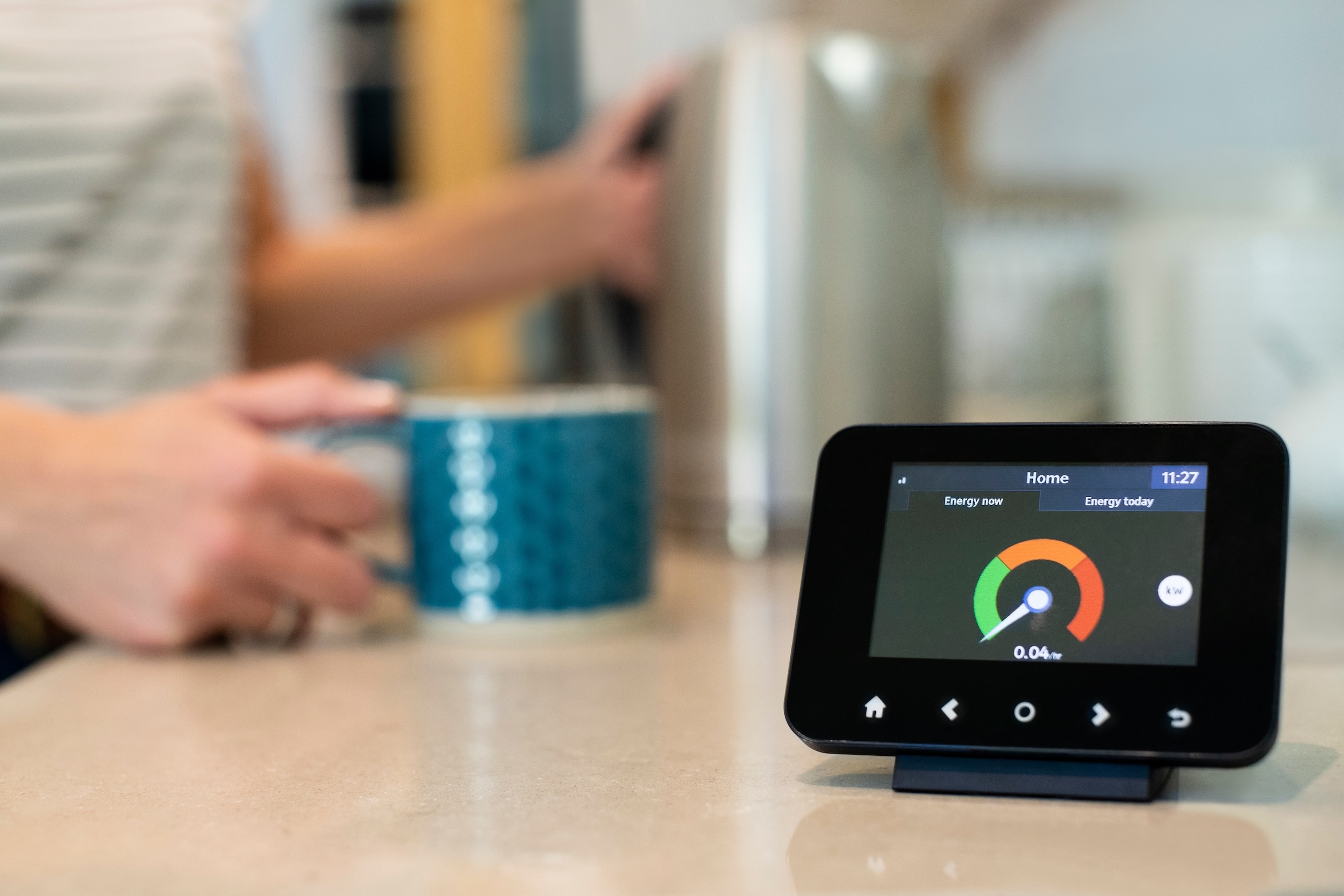 Smart device on the table