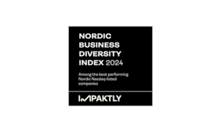 Nordic Business Diversity Index 2024 badge