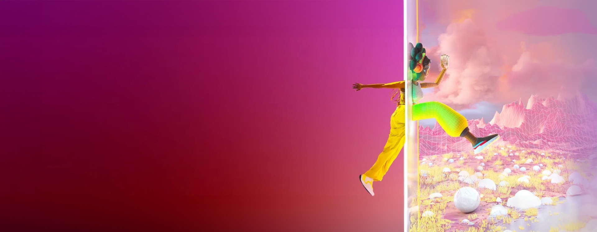 jumping lady