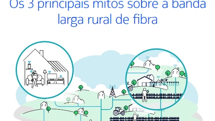 Os 3 principais mitos sobre a banda larga de fibra para áreas rurais