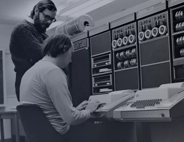 Ken Thompson and Dennis Ritchie