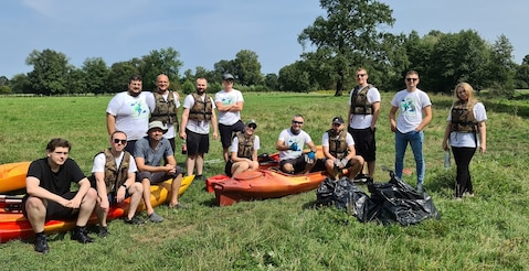 Bystrzyca river cleaning