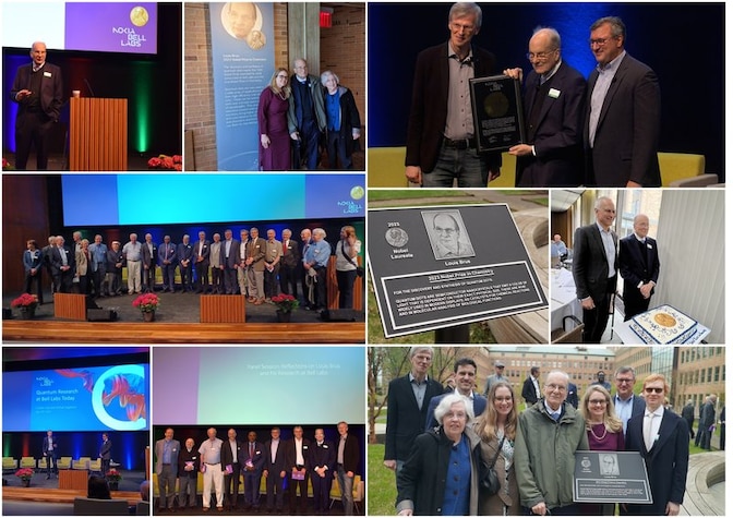 Nobel Prize ceremony collage