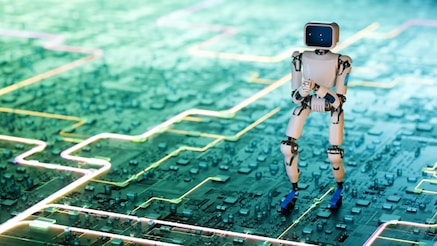 robot on pcb