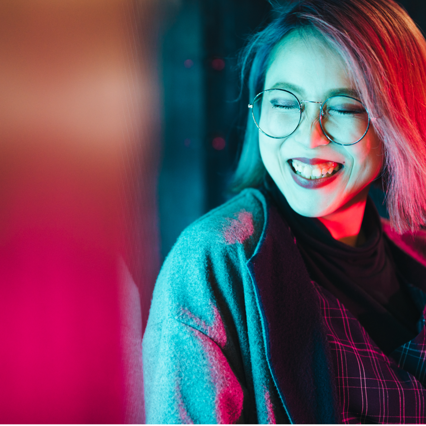 A person smiling