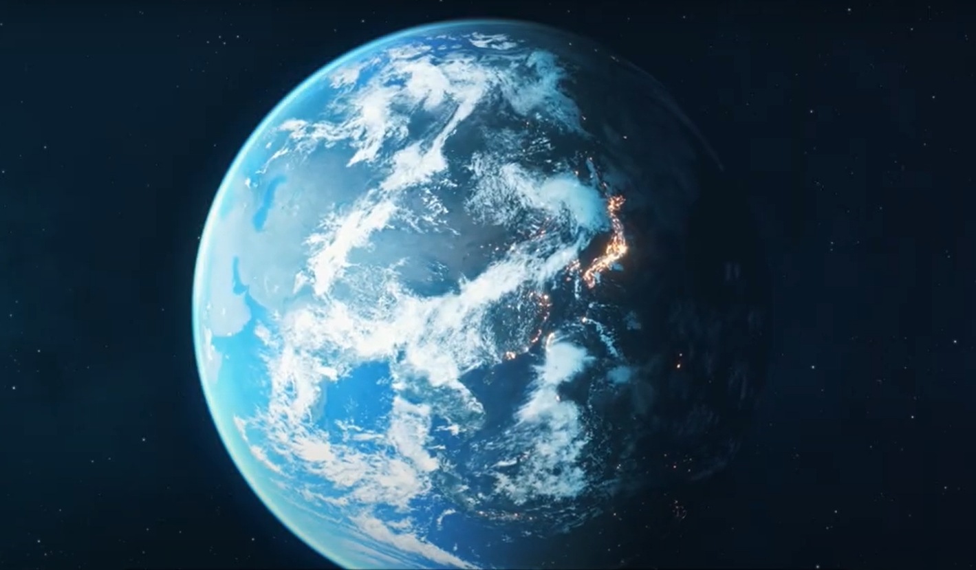 Earth from sky