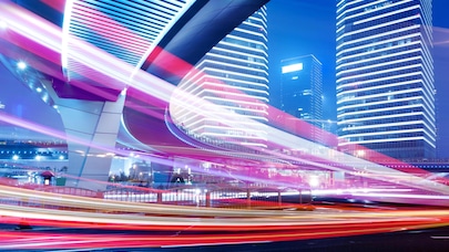 abstract image of city