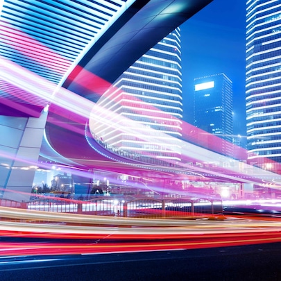 abstract image of city