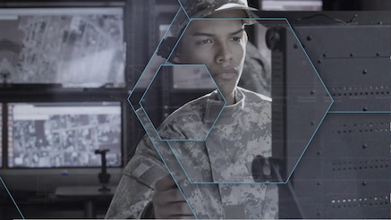 Soldier at smart base