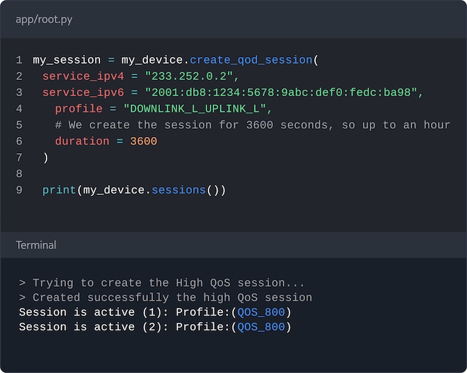 Block of code