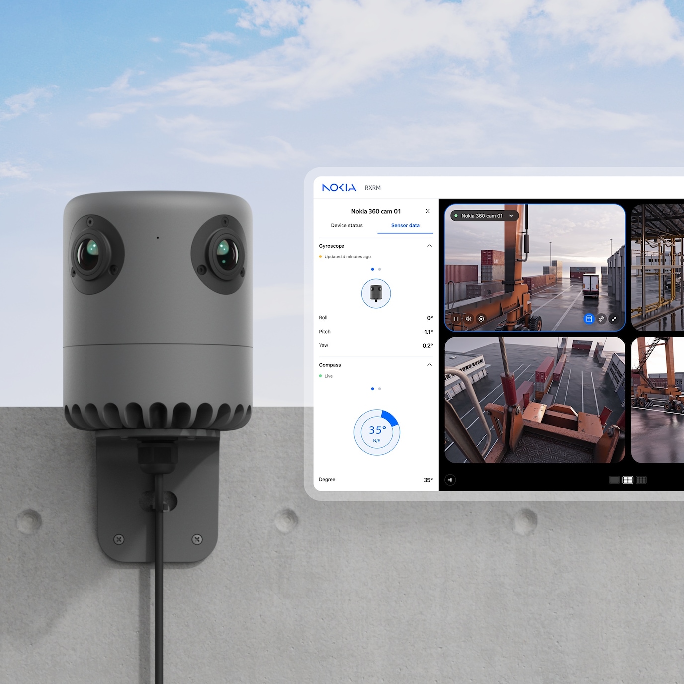 360 degree camera image