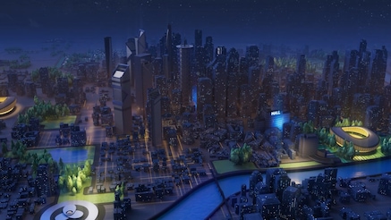 city in the night