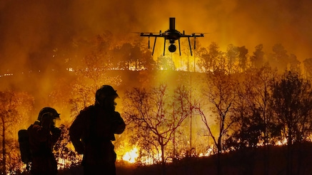 fire fighting drone