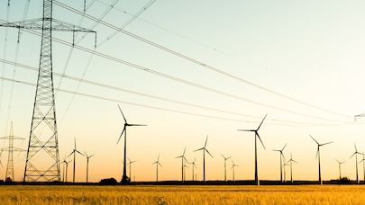 electricity towers