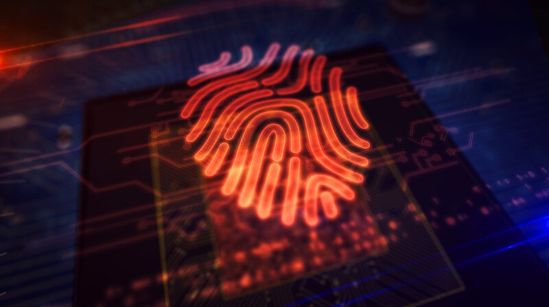 scanned finger print