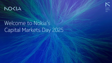 Welcome to Nokia's Capital Markets Day 2025