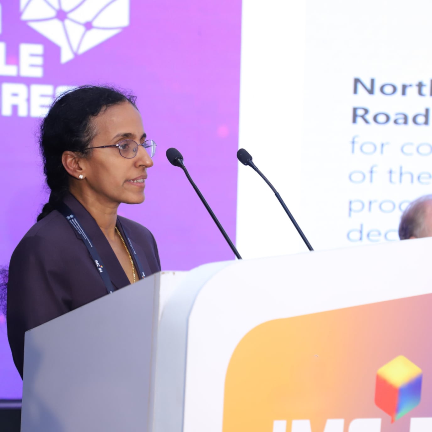 Devaki at the conference