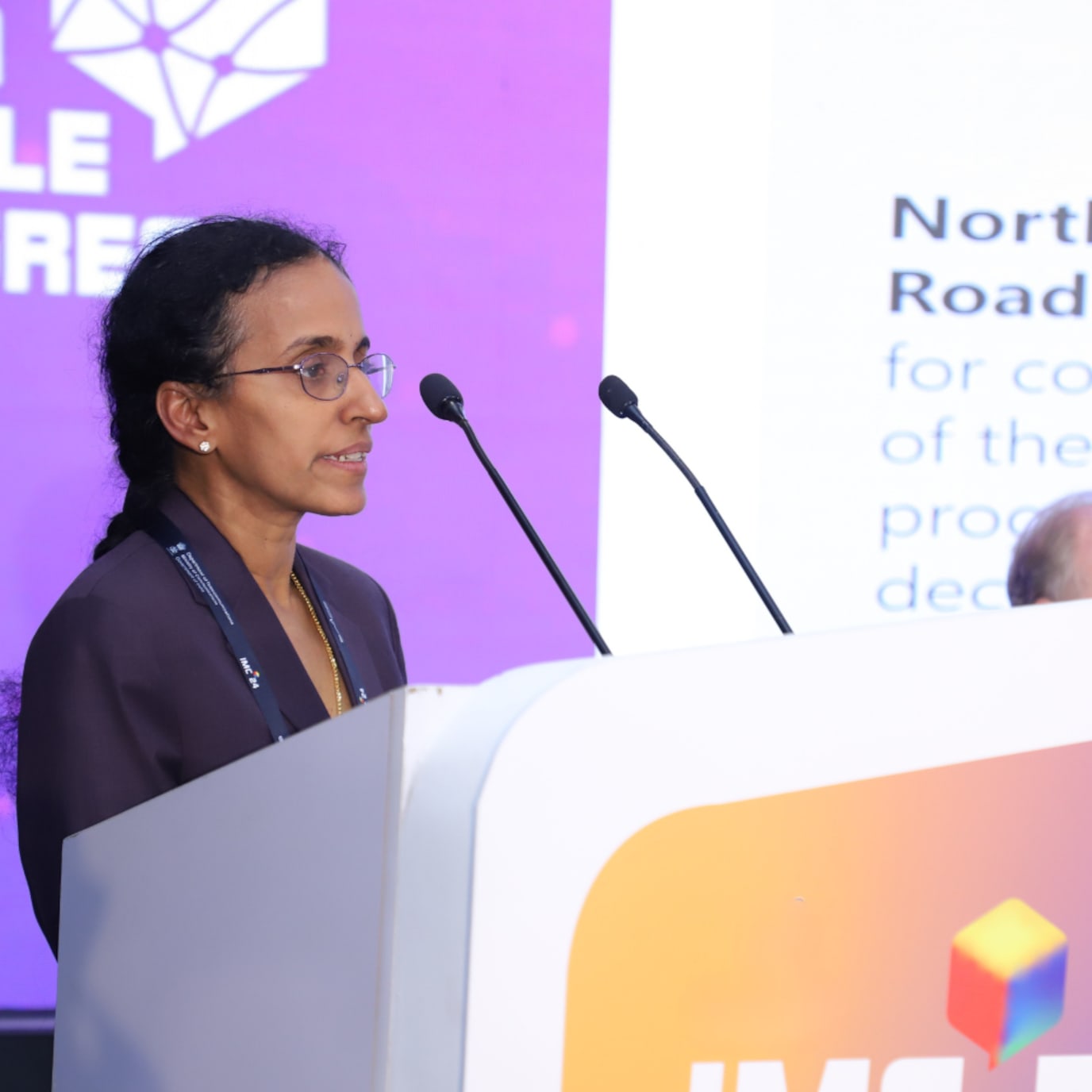 Devaki at the conference