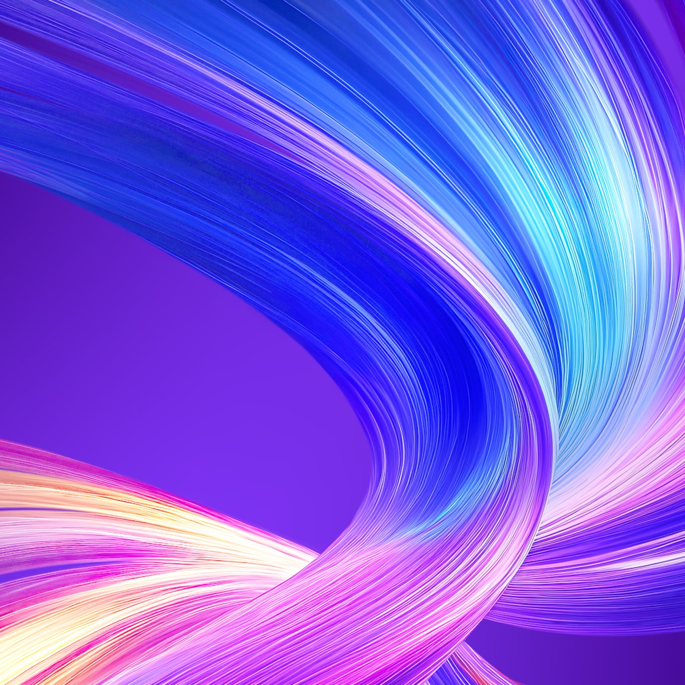 Abstract image of fiber optic cables