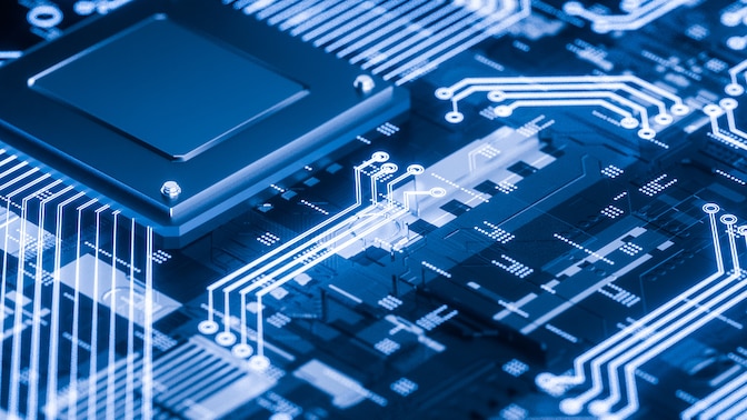 Chip on circuit board