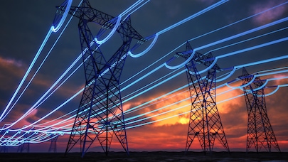 electricity towers
