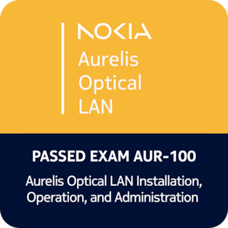 Aurelis Optical LAN - AUR-100 digital badge