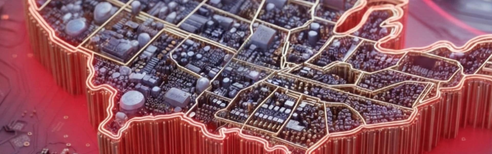 Digital representation of USA